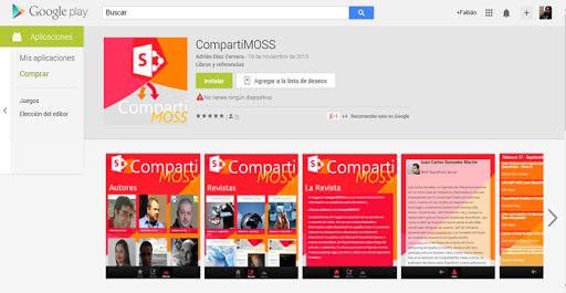 CompartiMOSS is available to read on Android