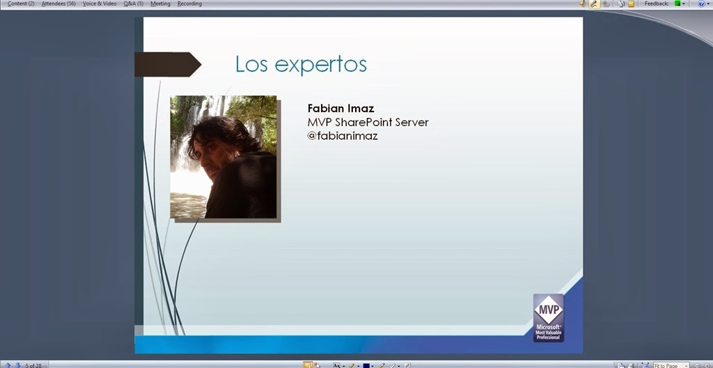 It was an successfully the webinar with the experts of SharePoint