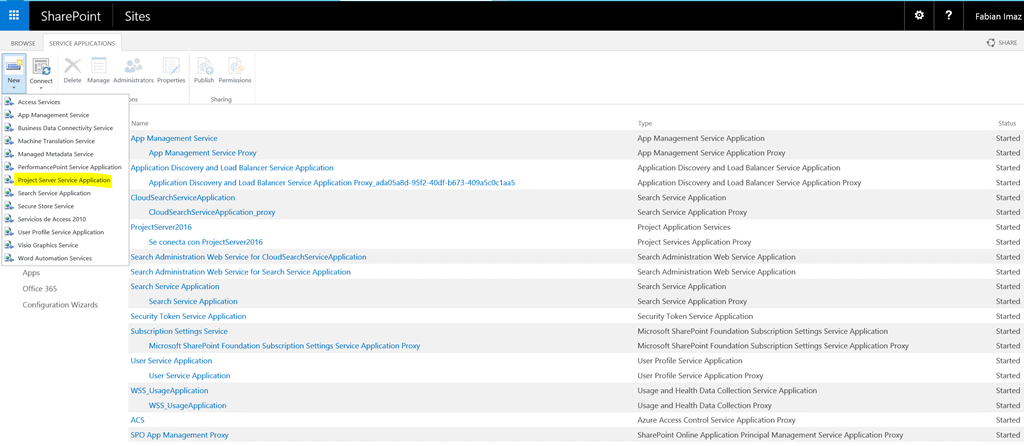 Install Project Server 2016 in a farm of SharePoint Server 2016